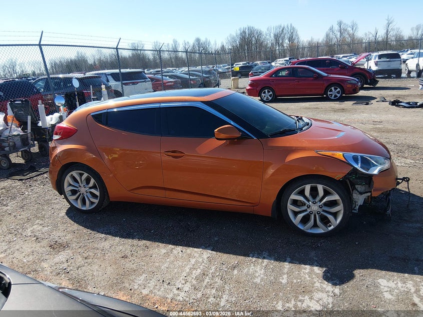 2012 Hyundai Veloster Base W/Black VIN: KMHTC6AD6CU052167 Lot: 44562693