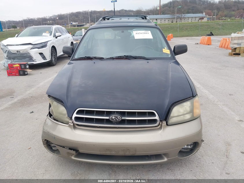 2001 Subaru Outback VIN: 4S3BH675117664824 Lot: 44562881
