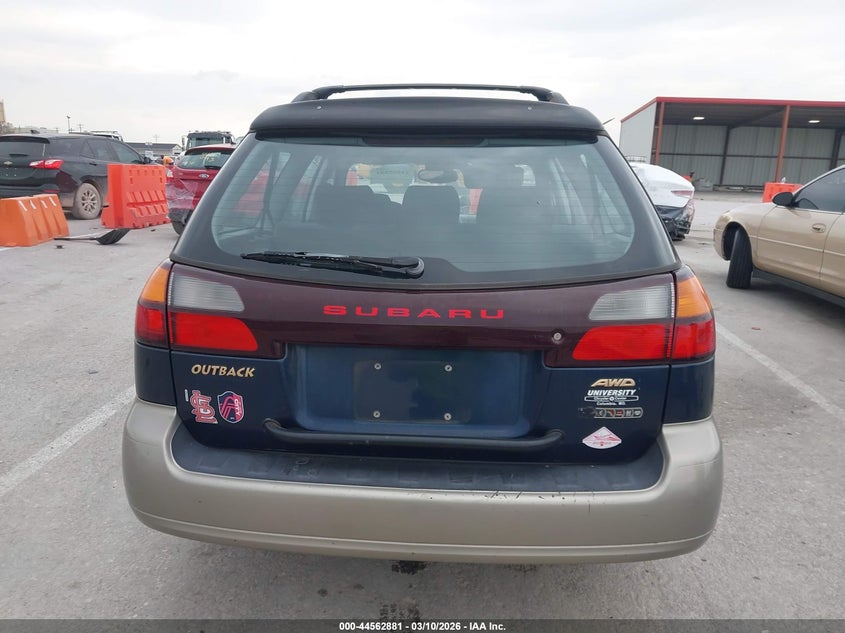 2001 Subaru Outback VIN: 4S3BH675117664824 Lot: 44562881