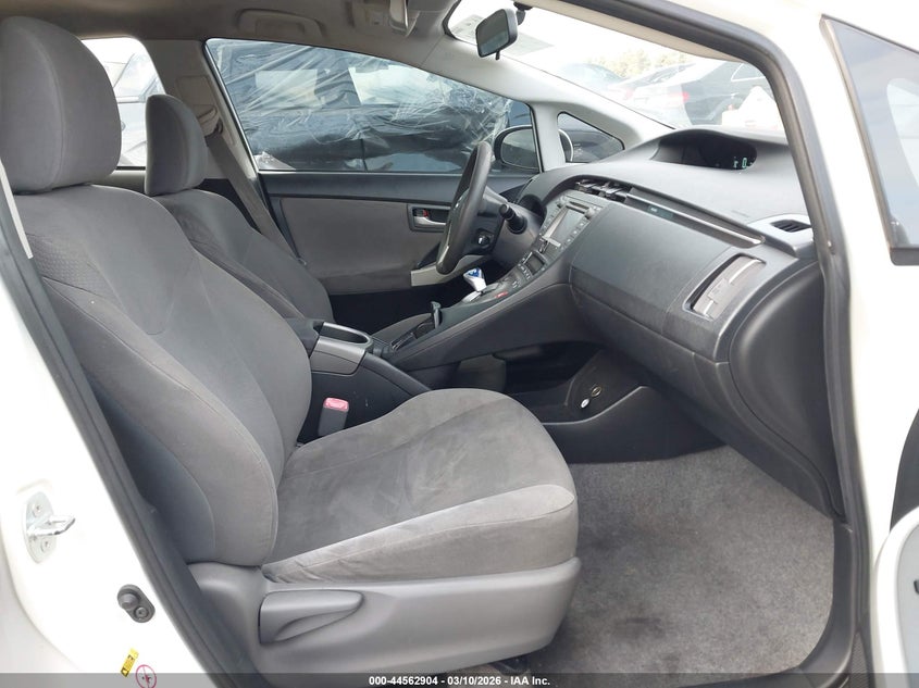 2012 Toyota Prius 1.8 Three white Lot 111044562904 Vin JTDKN3DUXC1545663
