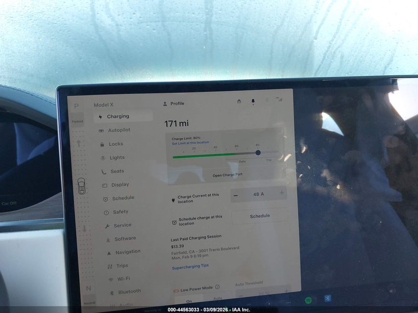 2022 Tesla Model X Dual Motor All-Wheel Drive VIN: 7SAXCAE55NF350168 Lot: 44563033