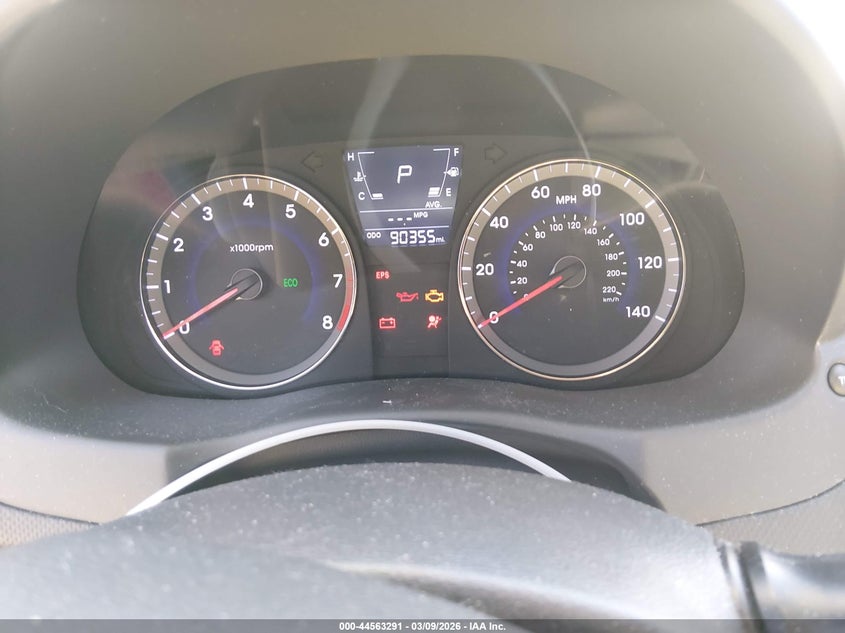 2013 HYUNDAI ACCENT HATCHBACK 1.6L I-4 DI, DOHC, VVT, 138HP