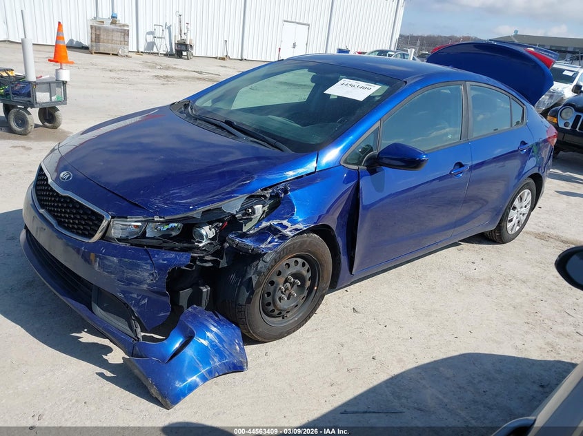 Vin: 3kpfk4a78he151405, lot: 45060287, kia forte lx 20172