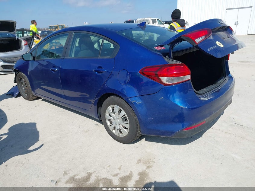 Vin: 3kpfk4a78he151405, lot: 45060287, kia forte lx 20173