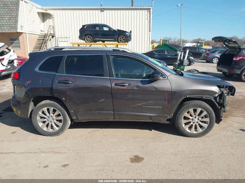 2018 Jeep Cherokee Overland 4X4 VIN: 1C4PJMJX2JD594194 Lot: 44563449