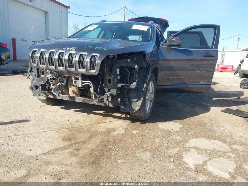 2018 Jeep Cherokee Overland 4X4 VIN: 1C4PJMJX2JD594194 Lot: 44563449