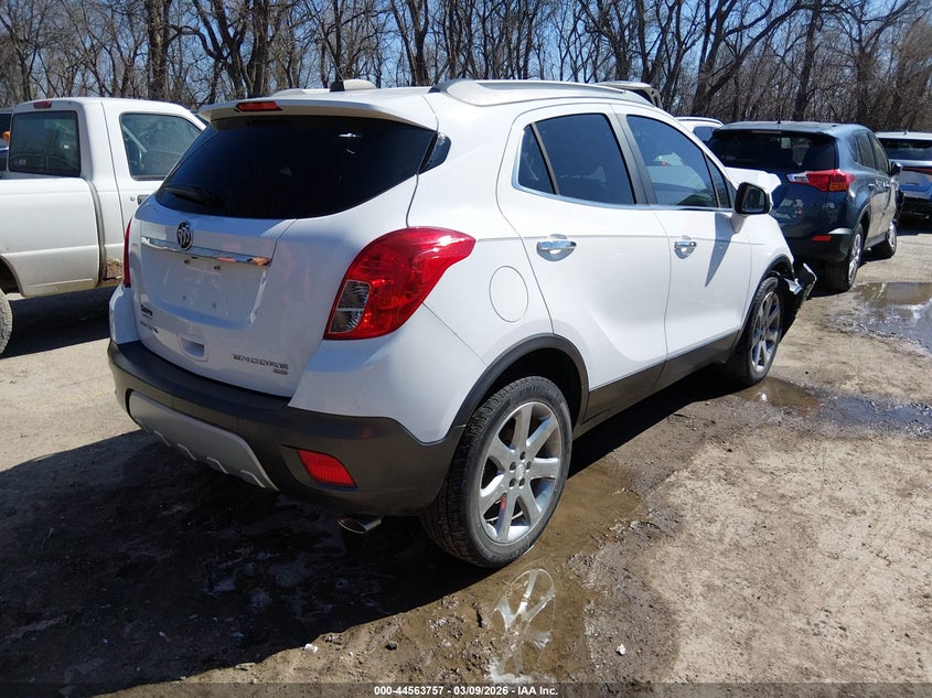Vin: kl4cjgsb4gb555799, lot: 45060634, buick encore leather 20164