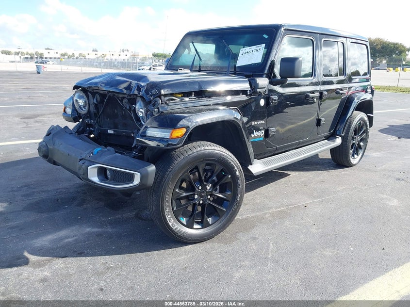 2022 Jeep Wrangler 4Xe Unlimited Sahara 4X4