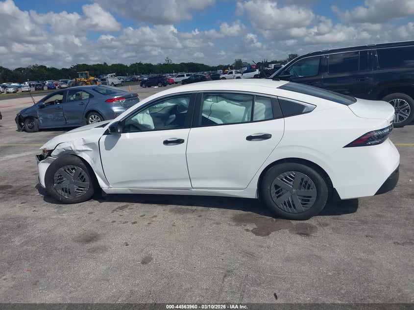 VIN 3N1AB9BV1TY222197 2026 NISSAN SENTRA S