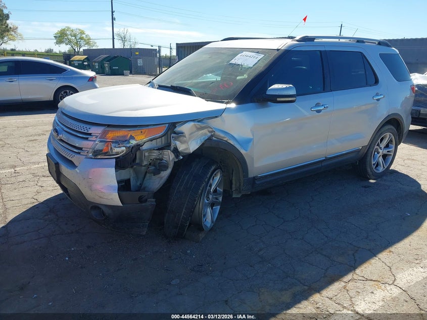 1FMHK8F89CGA84755 2012 Ford Explorer 3.5 Limited silver