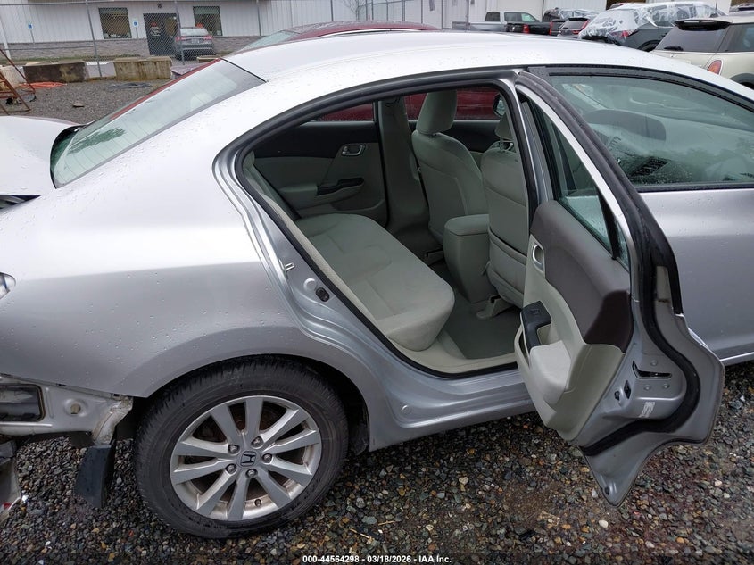 2012 Honda Civic 1.8 Ex grey Lot 111044564298 Vin 19XFB2F87CE320375