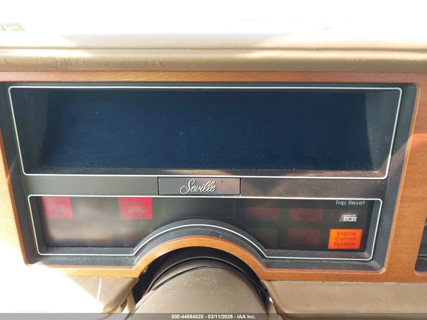 1986 Cadillac Seville VIN: 1G6KS6984GU809926 Lot: 44564525