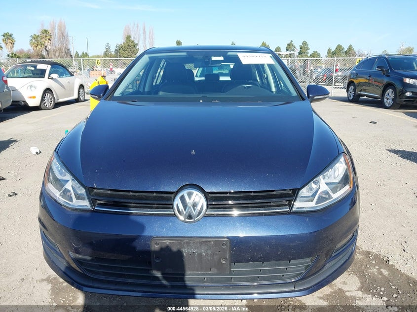 2016 Volkswagen Golf Tsi Se 4-Door VIN: 3VW217AUXGM017814 Lot: 44564928