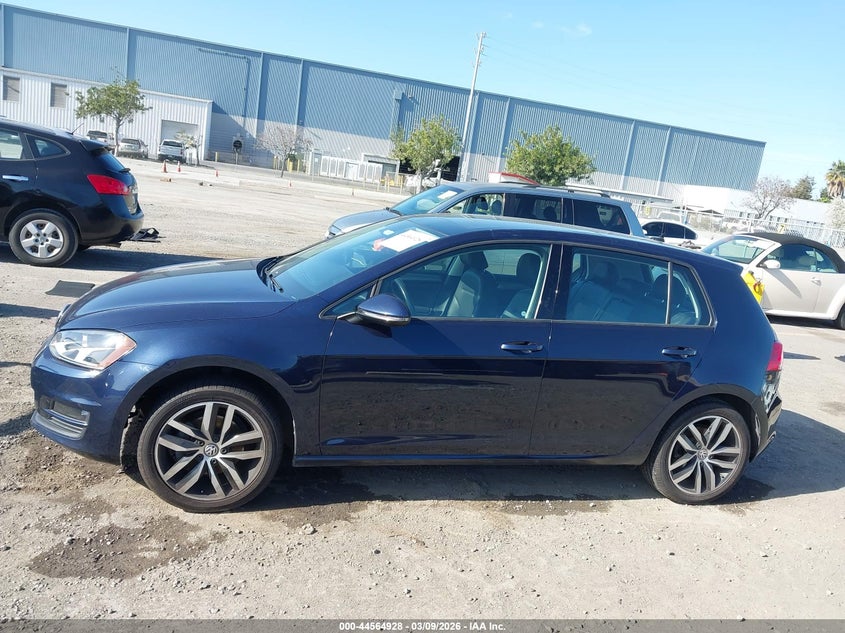2016 Volkswagen Golf Tsi Se 4-Door VIN: 3VW217AUXGM017814 Lot: 44564928