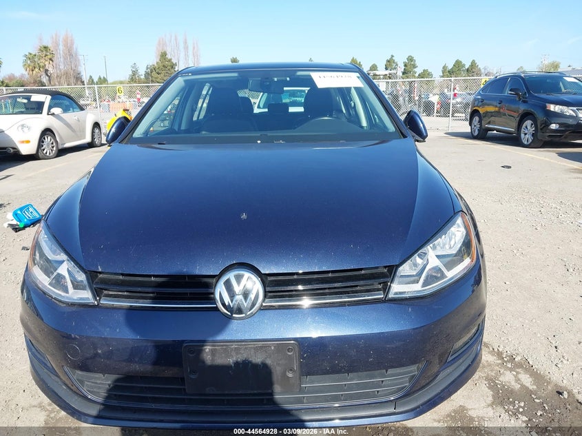 2016 Volkswagen Golf Tsi Se 4-Door VIN: 3VW217AUXGM017814 Lot: 44564928