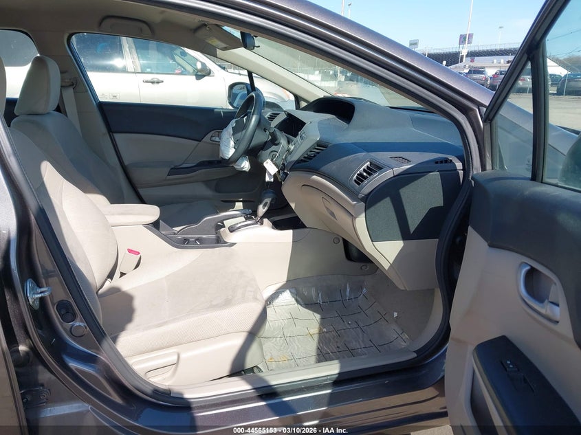 2012 Honda Civic 1.8 Lx Grey Lot 111044565153 Vin 19XFB2F5XCE336429