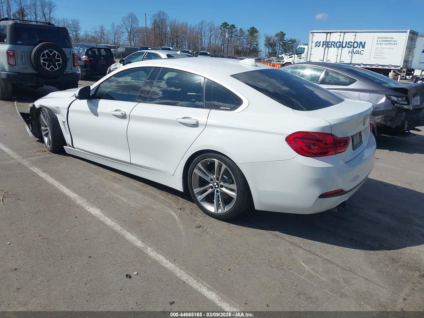 Vin: wba4j1c53jbg77691, lot: 45062043, bmw 430i gran coupe 20183