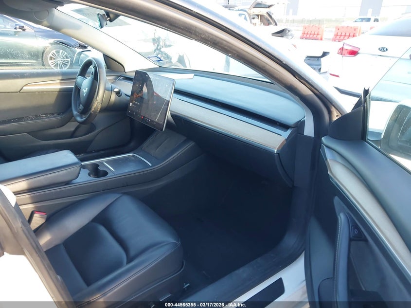 2021 Tesla Model 3 Long Range Dual Motor All-Wheel Drive white Lot 111044565355 Vin 5YJ3E1EB0MF056591
