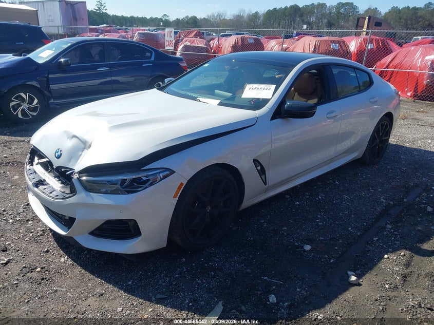 Vin: wbagv8c03scs07958, lot: 45062320, bmw m850i gran coupe xdrive 20252