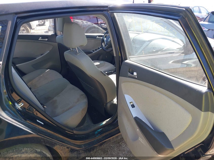 2014 HYUNDAI ACCENT HATCHBACK 1.6L I-4 DI, DOHC, VVT, 138HP