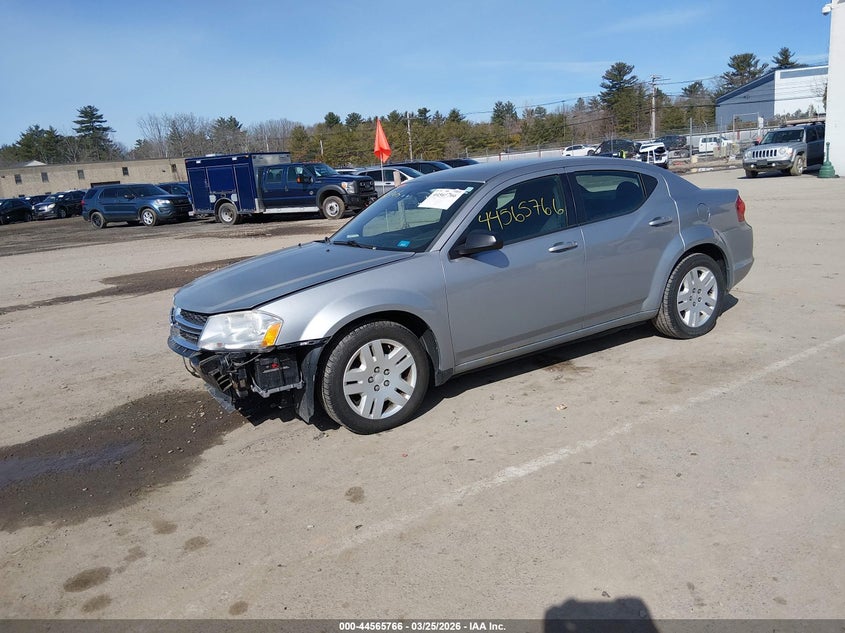Vin: 1c3cdzab3en1ww081, lot: 45062644, dodge avenger se 20142