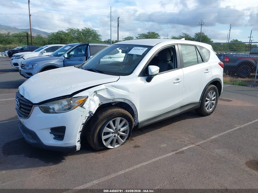Vin: jm3ke2by5g0664725, lot: 45062669, mazda cx-5 sport 20162