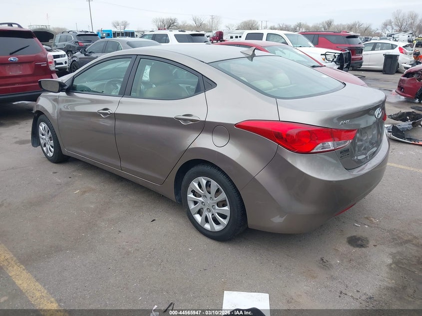 2012 Hyundai Elantra 1.8 Gls grey Lot 111044565947 Vin 5NPDH4AE1CH062283