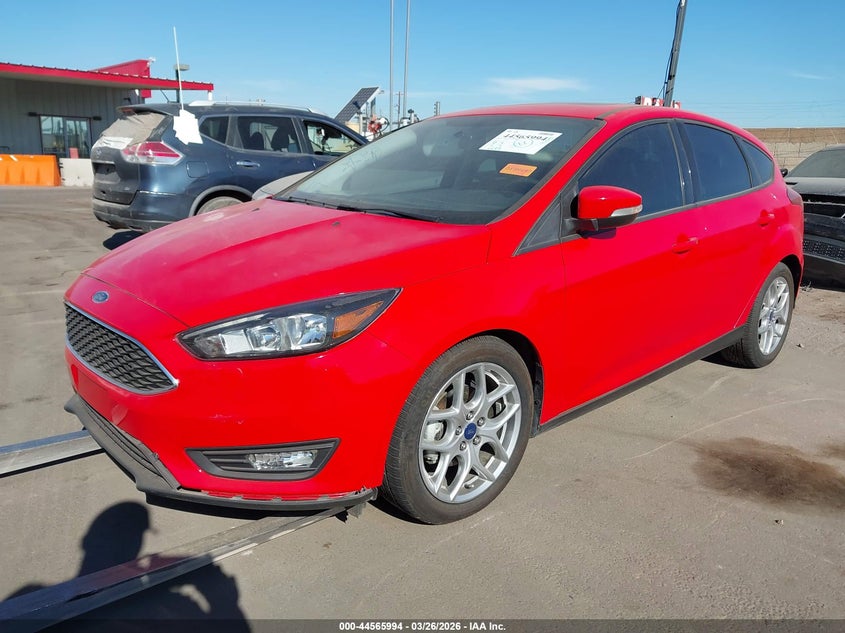 Vin: 1fadp3k25fl221524, lot: 45062872, ford focus se 20152