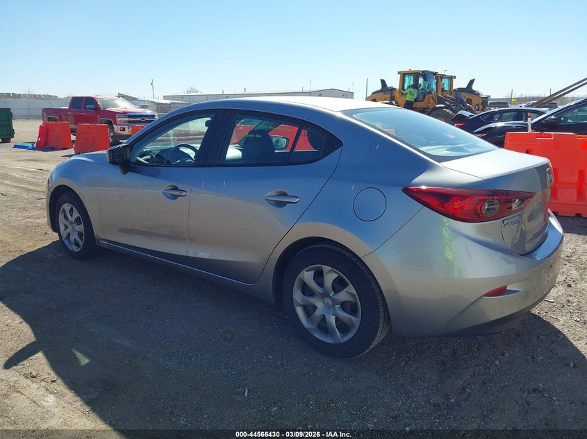 Vin: jm1bm1u74e1125644, lot: 45063308, mazda mazda3 i sport 20143
