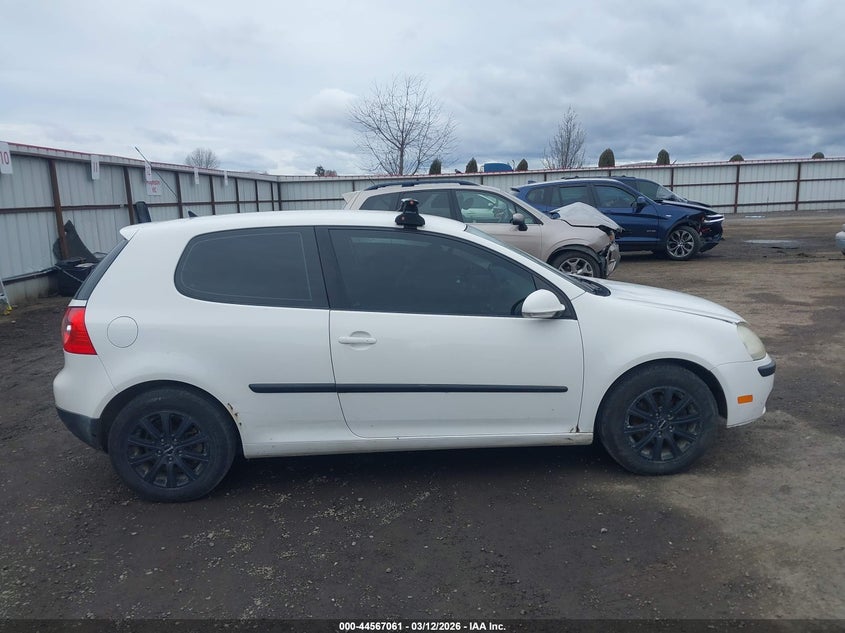 2007 Volkswagen Rabbit 2-Door VIN: WVWAR71K77W017646 Lot: 44567061