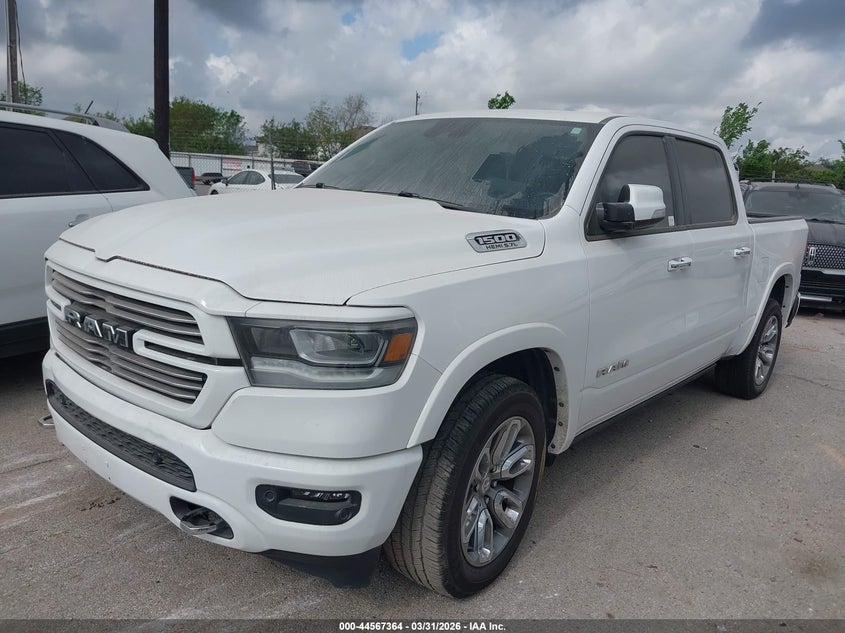 Vin: 1c6srfjt3mn611800, lot: 45064244, ram 1500 laramie  4x4 5'7 box 20212