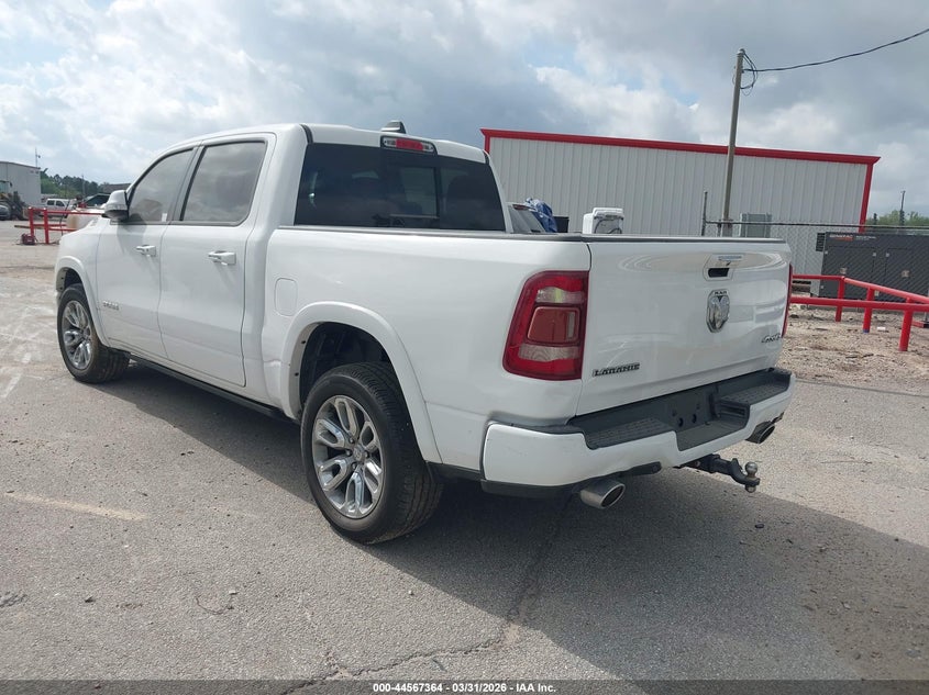 Vin: 1c6srfjt3mn611800, lot: 45064244, ram 1500 laramie  4x4 5'7 box 20213