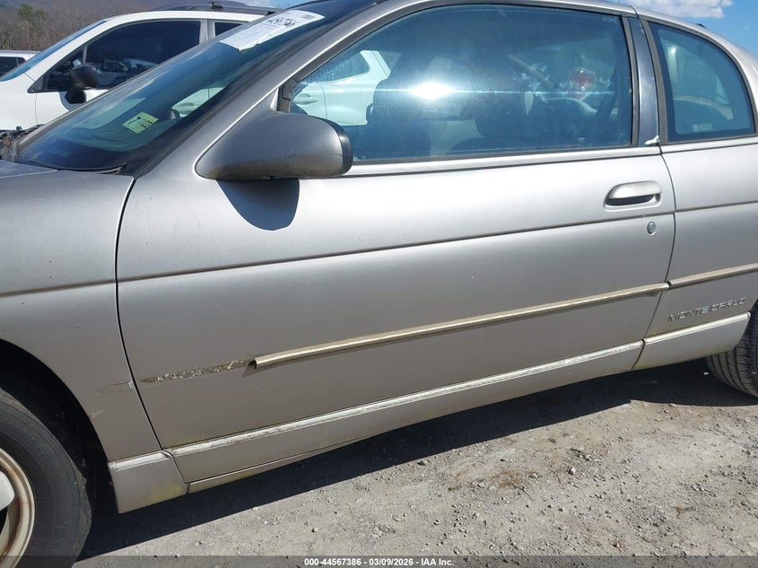 1997 Chevrolet Monte Carlo Ls VIN: 2G1WW12M7V9221177 Lot: 44567386