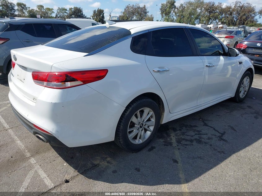 Vin: 5xxgt4l34gg070158, lot: 45064538, kia optima lx 20164