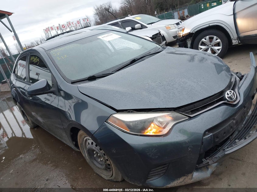 2016 TOYOTA COROLLA LE