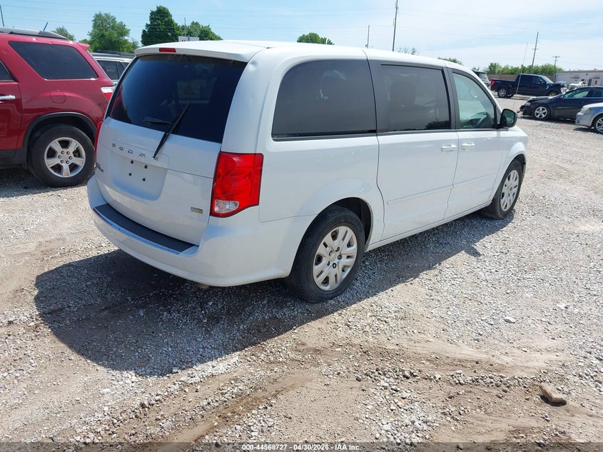 Vin: 2c4rdgbg8er393161, lot: 45065607, dodge grand caravan se 20144