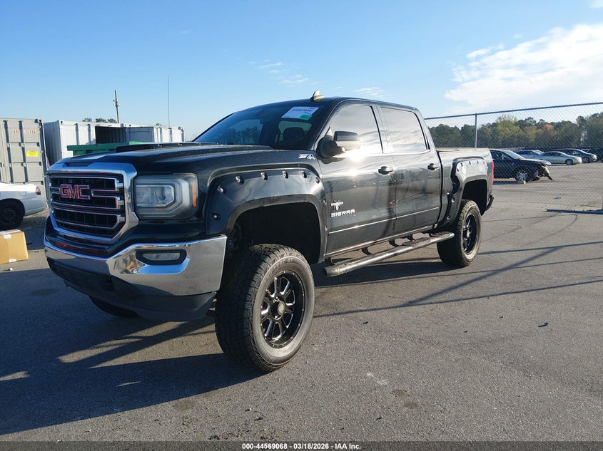 Vin: 3gtu2mec1gg188670, lot: 45065948, gmc sierra 1500 sle 20162