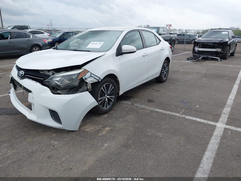 2016 Toyota Corolla Le 2T1BURHE7GC570630 photo 1
