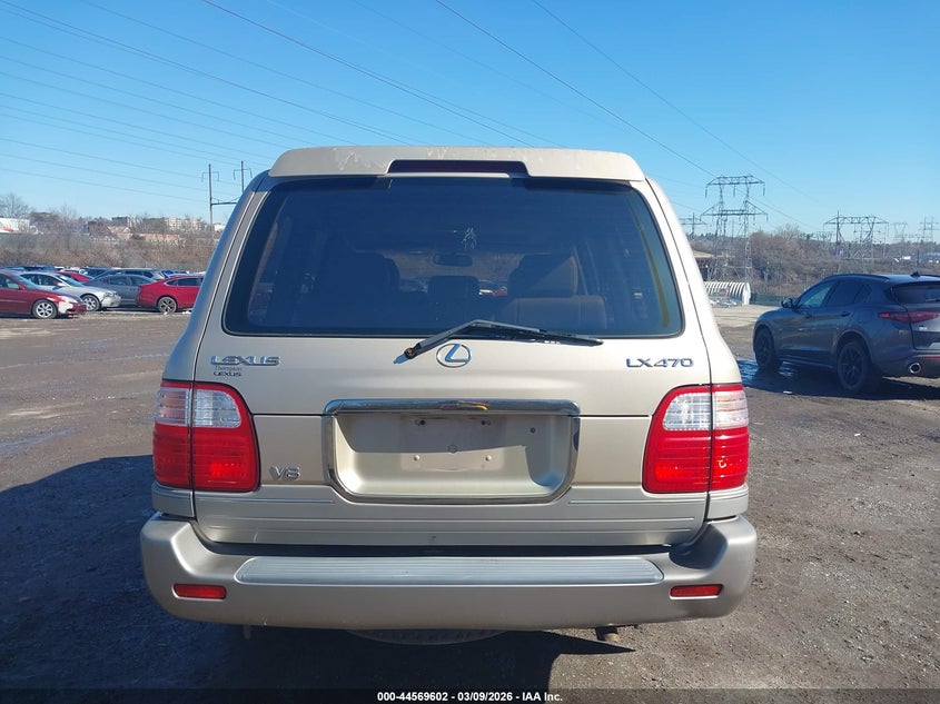 2002 Lexus Lx 470 VIN: JTJHT00WX23520574 Lot: 44569602