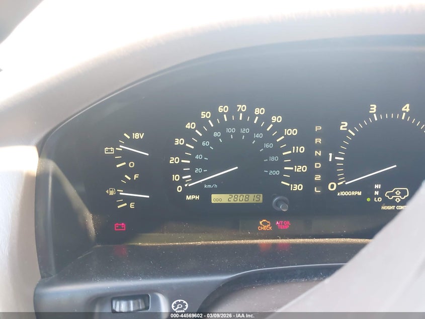 2002 Lexus Lx 470 VIN: JTJHT00WX23520574 Lot: 44569602