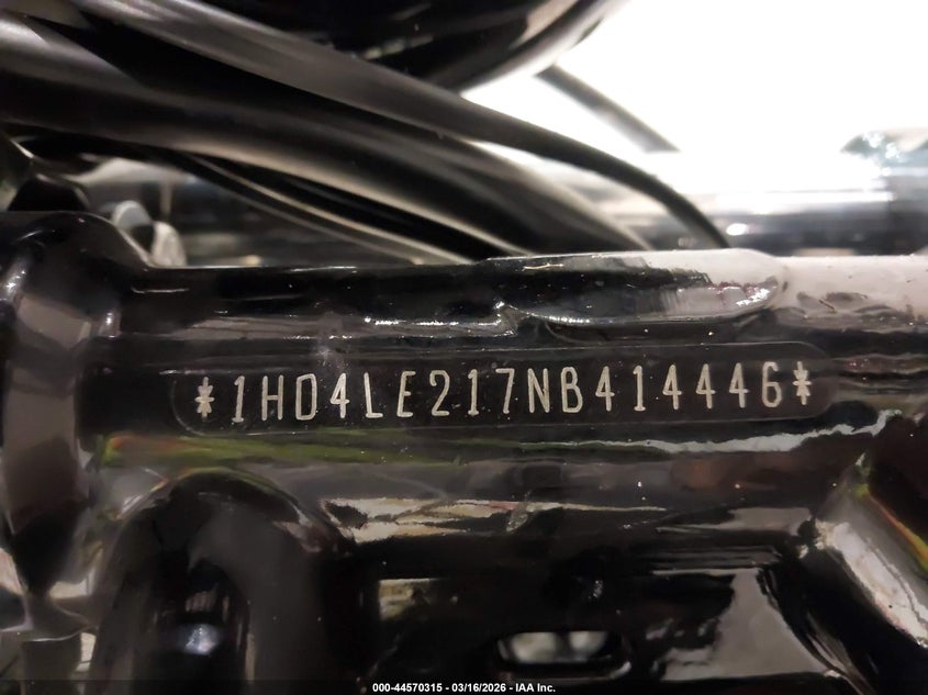 2022 Harley-Davidson Xl883 N VIN: 1HD4LE217NB414446 Lot: 44570315
