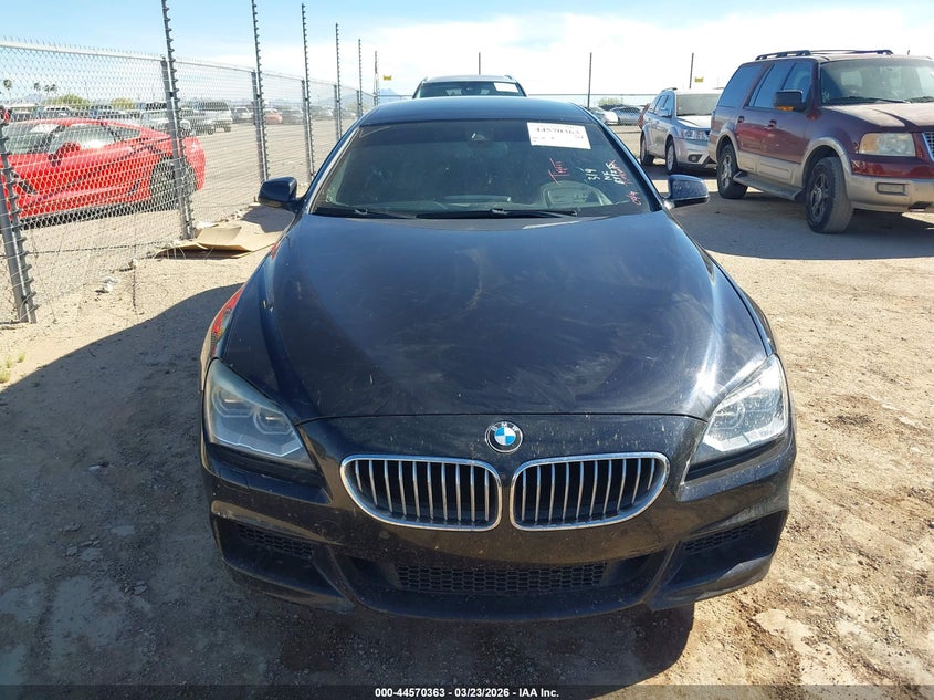 2015 BMW 650I Gran Coupe VIN: WBA6B2C50FGB99235 Lot: 44570363
