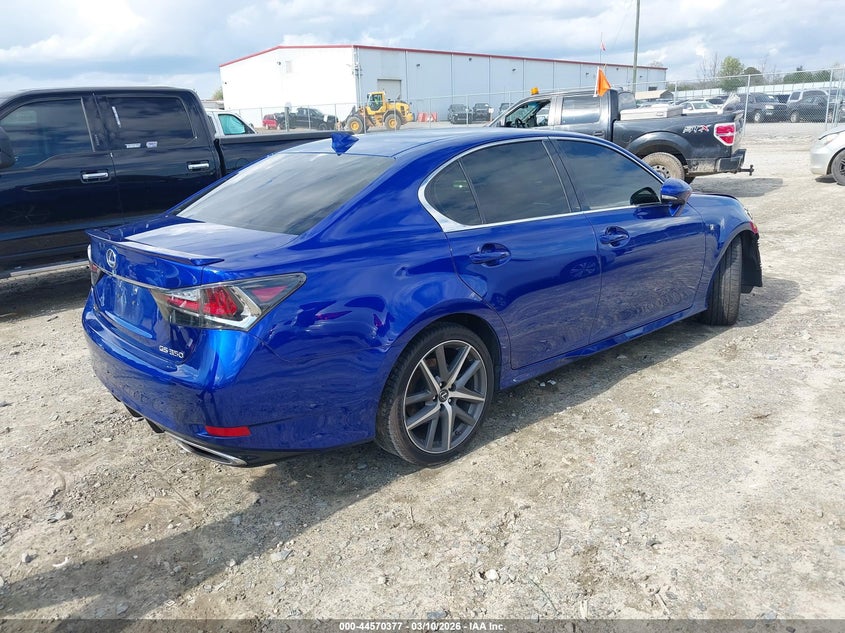 Vin: jthbz1bl6ja014829, lot: 45067257, lexus gs 350 f sport 20184
