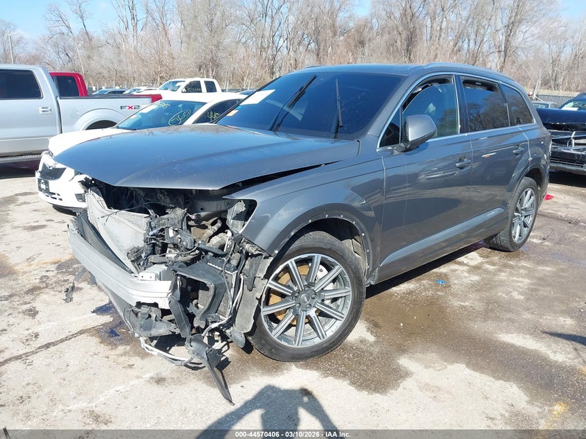Vin: wa1vaaf79hd034594, lot: 45067286, audi q7 3.0t premium 20172