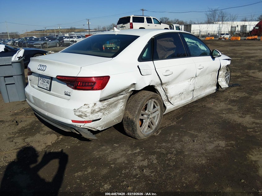 2017 AUDI A4 auction photo 4