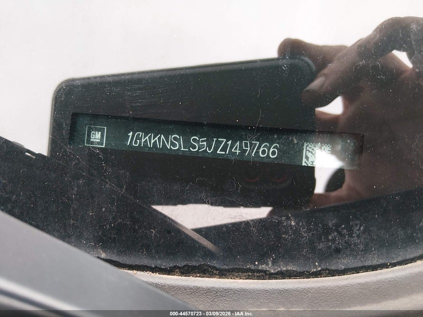 2018 GMC Acadia Sle-2 VIN: 1GKKNSLS5JZ149766 Lot: 44570723