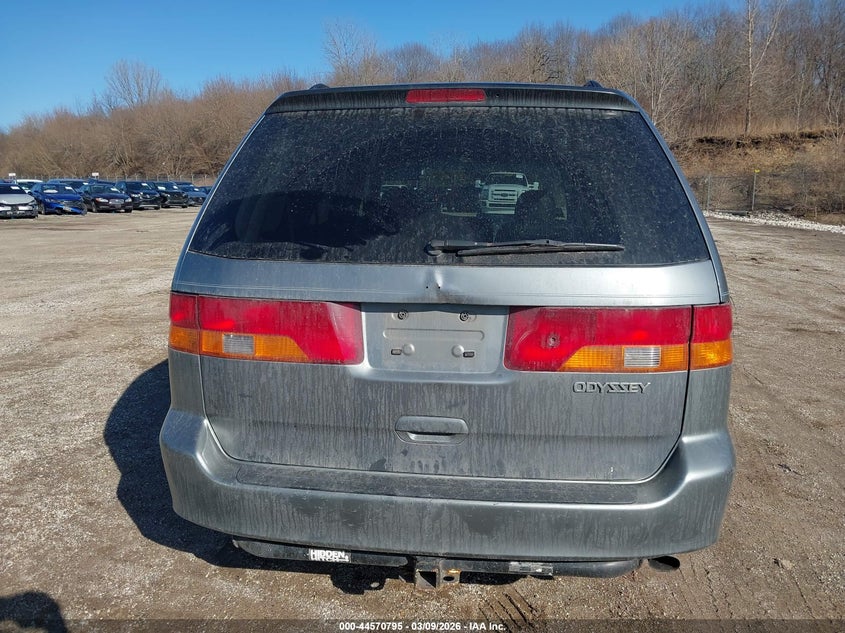 2002 Honda Odyssey Ex-L VIN: 2HKRL18922H551365 Lot: 44570795