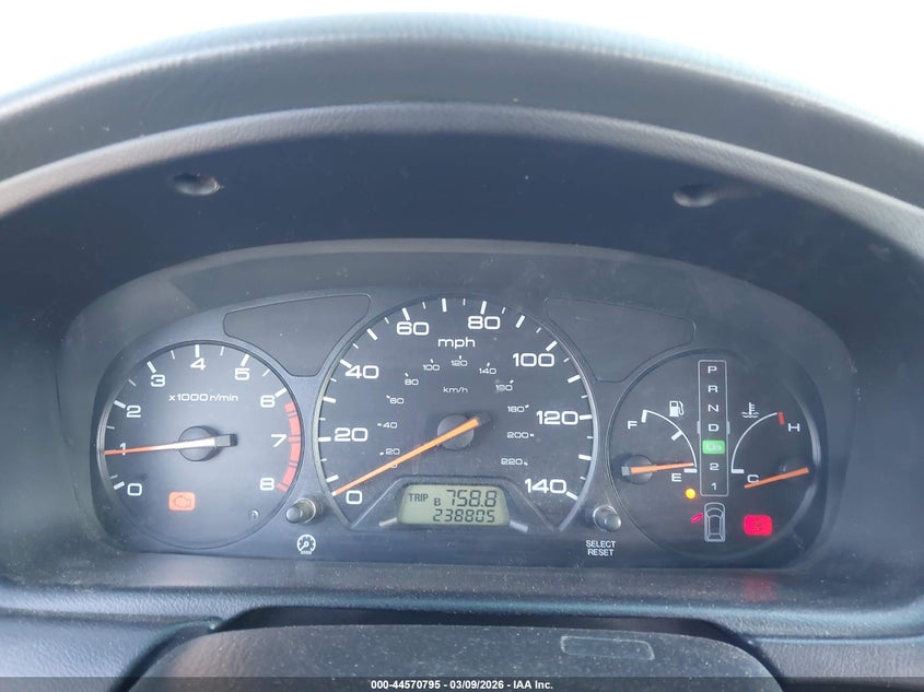 2002 Honda Odyssey Ex-L VIN: 2HKRL18922H551365 Lot: 44570795