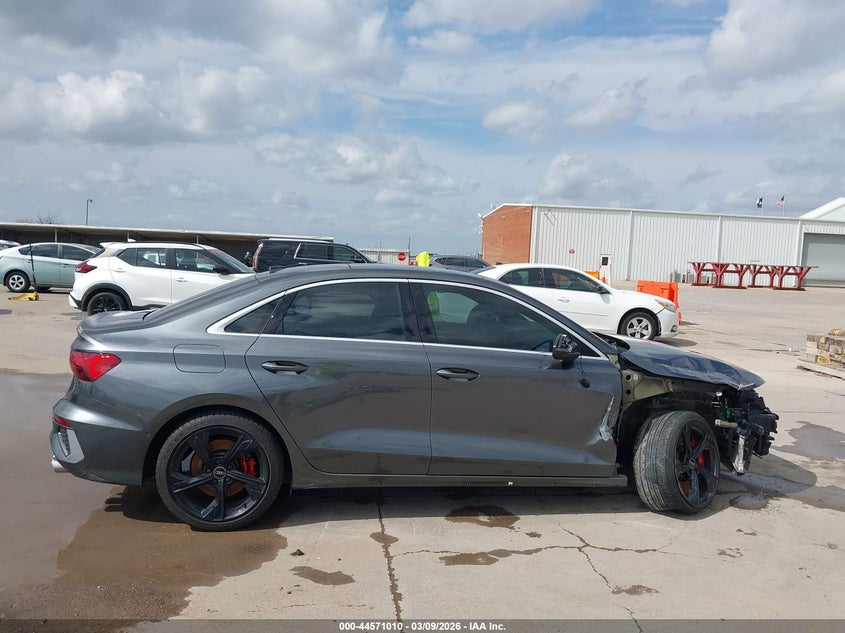 2023 Audi S3 Premium Plus Tfsi Quattro S Tronic VIN: WAUH3DGY9PA044285 Lot: 44571010