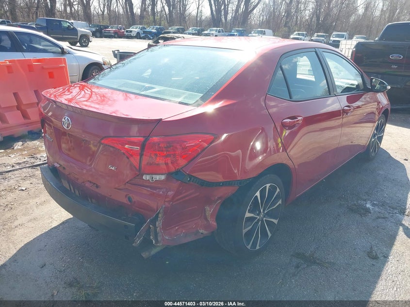 VIN 2T1BURHE9KC134371 2019 TOYOTA COROLLA SE